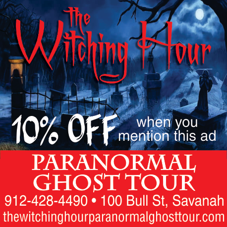 The Witching Hour Parnormal Ghost Tours Print Ad