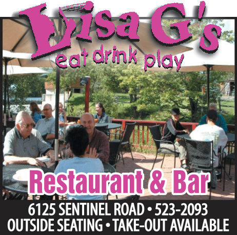 Lisa G's Restaurant & Bar Print Ad