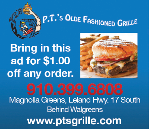 P.T.'s Olde Fashioned Grille Print Ad