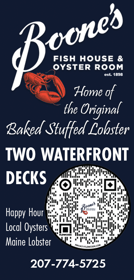 Boone's Fish House & Oyster Room Print Ad
