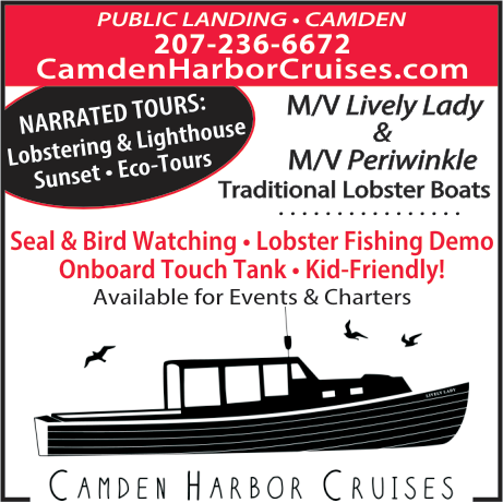 Camden Harbor Cruises Print Ad