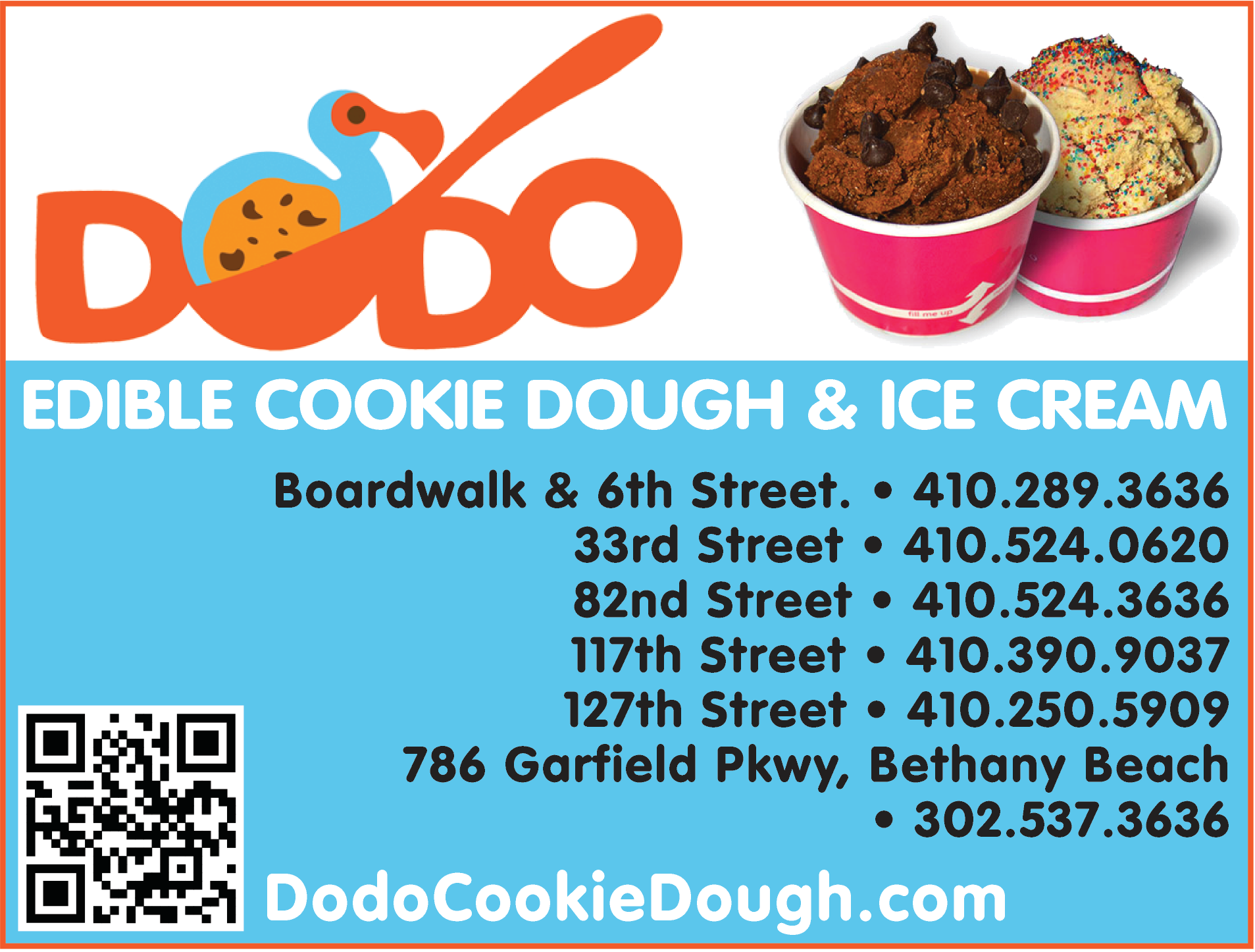 DODO COOKIE DOUGH & ICE CREAM Print Ad