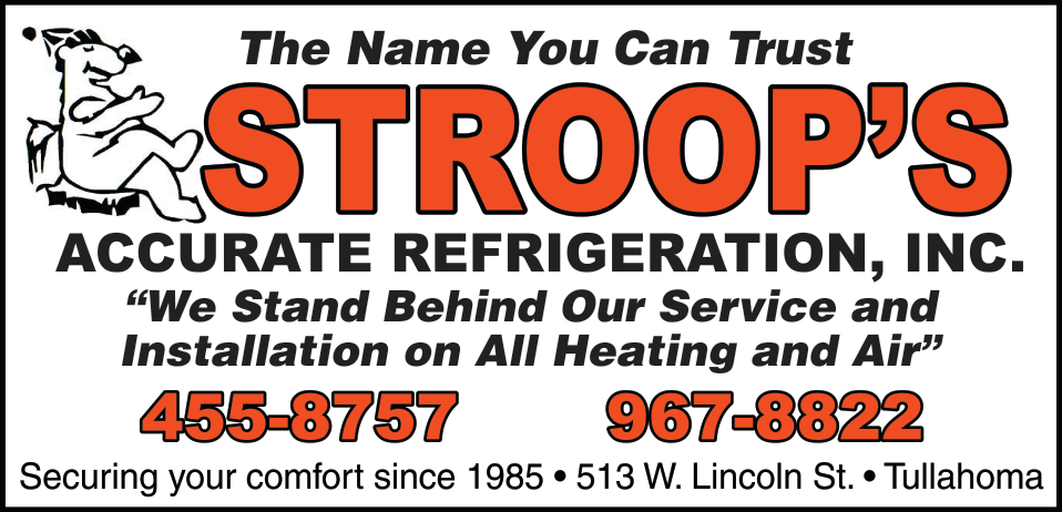 Stroop's Accurate Refrigeration/HVAC Print Ad