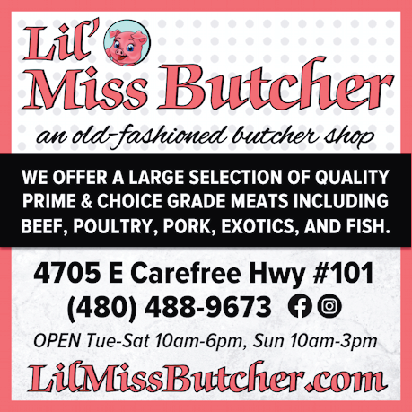 Lil' Miss Butcher Print Ad