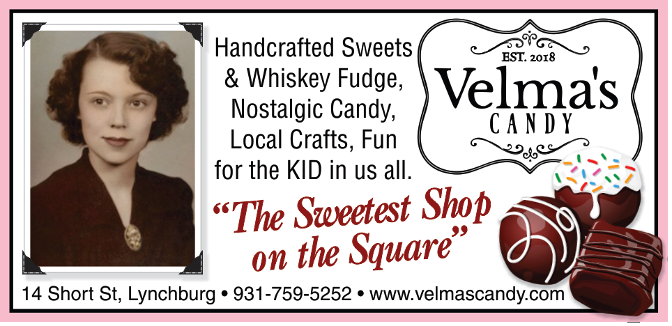 Velma's Candy Print Ad