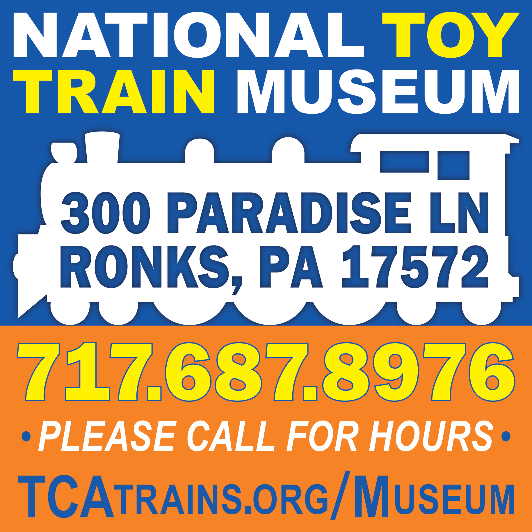 National Toy Train Museum Print Ad