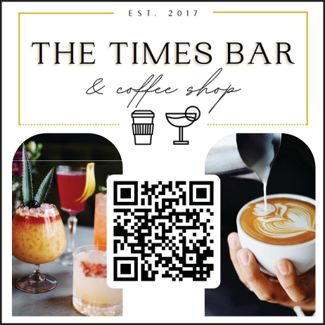 The Times Bar & Coffee Shop Print Ad