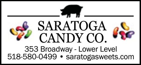 Saratoga Candy Print Ad