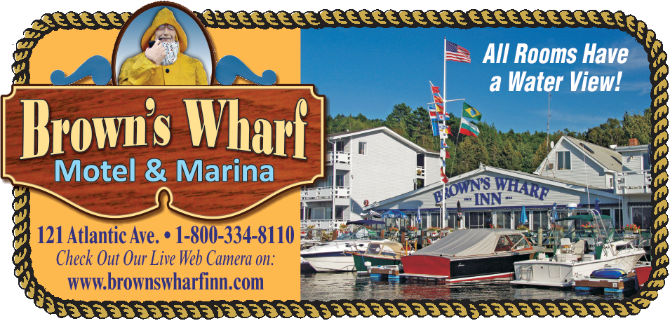 Brown's Wharf Hotel, Restaurant & Marina Print Ad