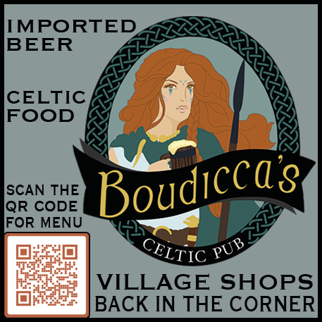 Boudicca's Celtic Pub Print Ad
