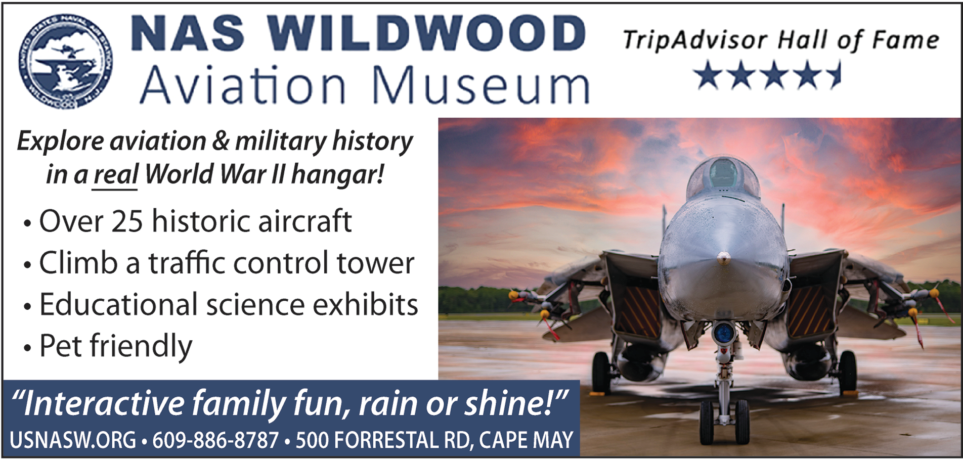 NAS Wildwood Aviation Museum Print Ad