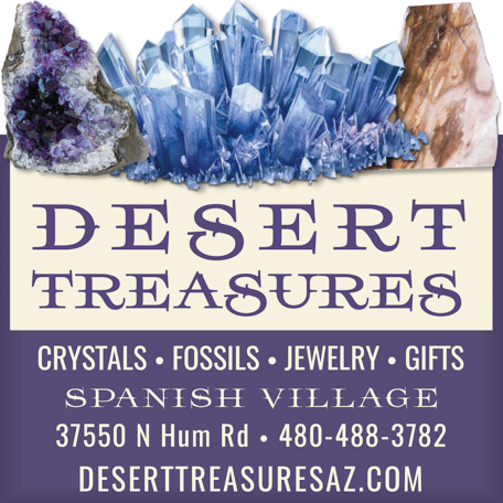 Desert Treasures Print Ad