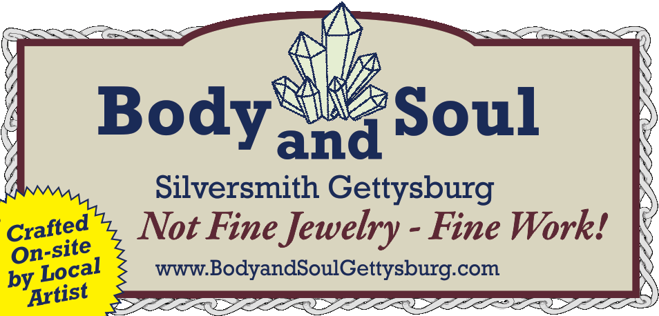 Body and Soul Silversmith Gettysburg Print Ad