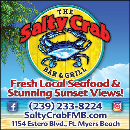 Salty Crab Bar & Grill Print Ad