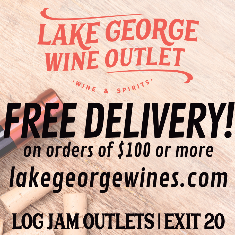 Lake George Wine Outlet Print Ad