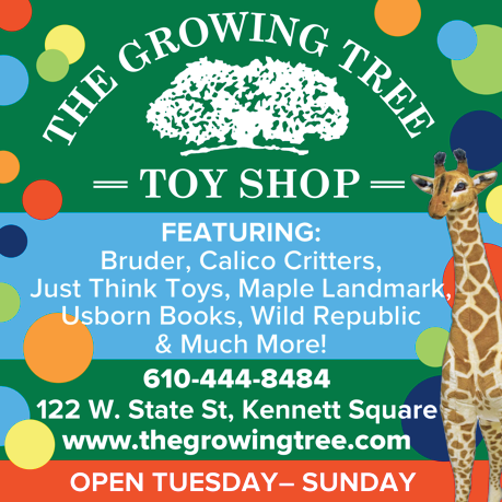 GROWING TREE TOY SHOP Print Ad