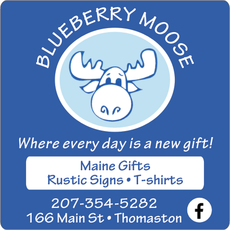 Blueberry Moose Print Ad