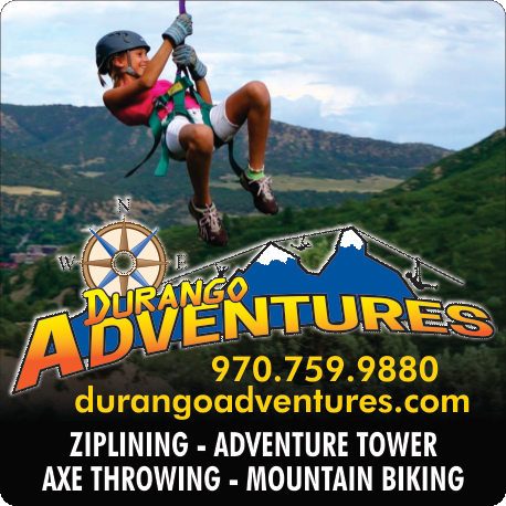 Durango Adventures and Zip-line Tours Print Ad