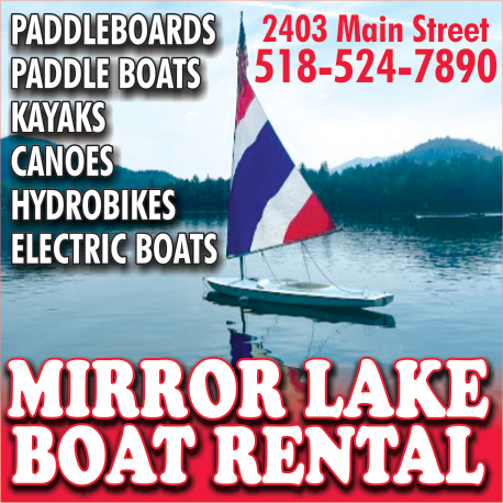 Mirror Lake Boat Rental & GE Cruisers Print Ad