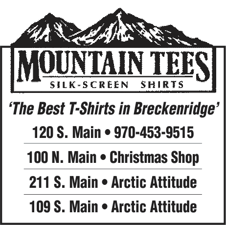 Mountain Tees - 120 S. Main St. Print Ad