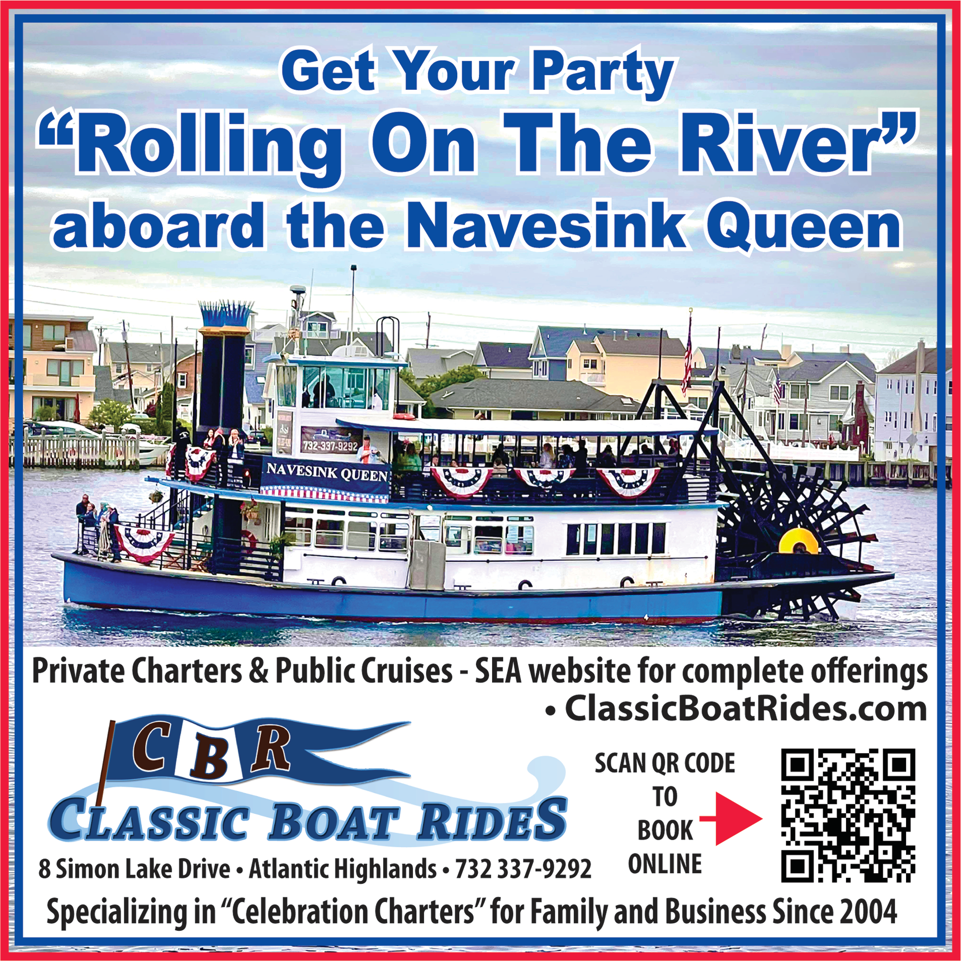 Classic Boat Rides Print Ad