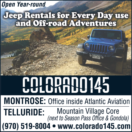 CO145 Jeep Rental Print Ad