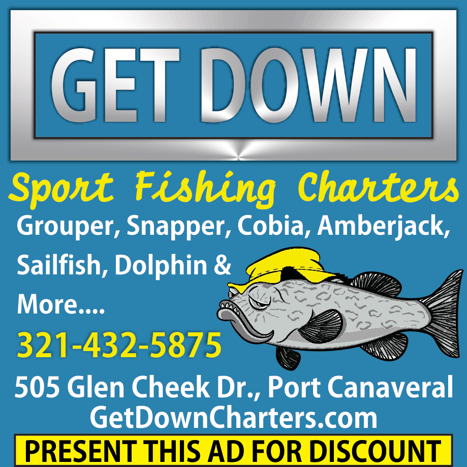 Get Down Sport Fishing Charters Print Ad