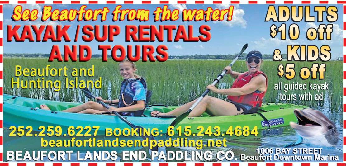 Beaufort Lands End Paddling Tours Print Ad