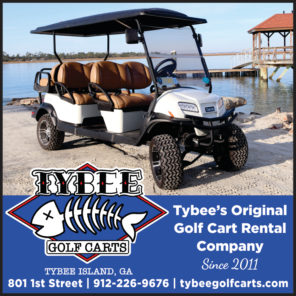 Tybee Golf Carts Print Ad