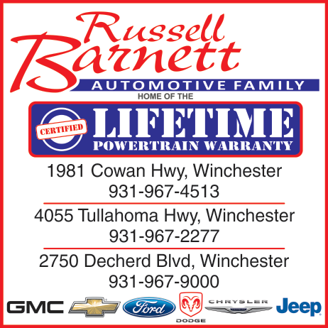 Russell Barnett Automotive Print Ad