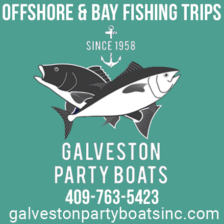 Galveston Party Boats Print Ad