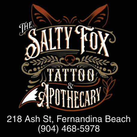 The Salty Fox Tattoo & Apothecary Print Ad