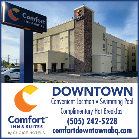 Comfort Inn & Suites Downtown Albuquerque Print Ad
