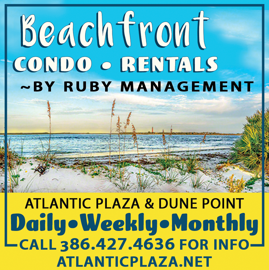 Beachfront Condo Rentals by Ruby Management Print Ad