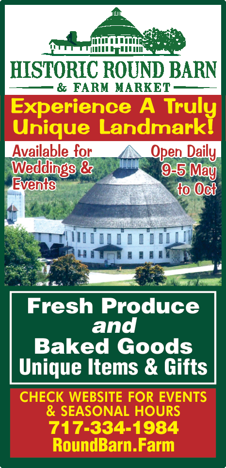 Historic Round Barn & Farm Market Print Ad