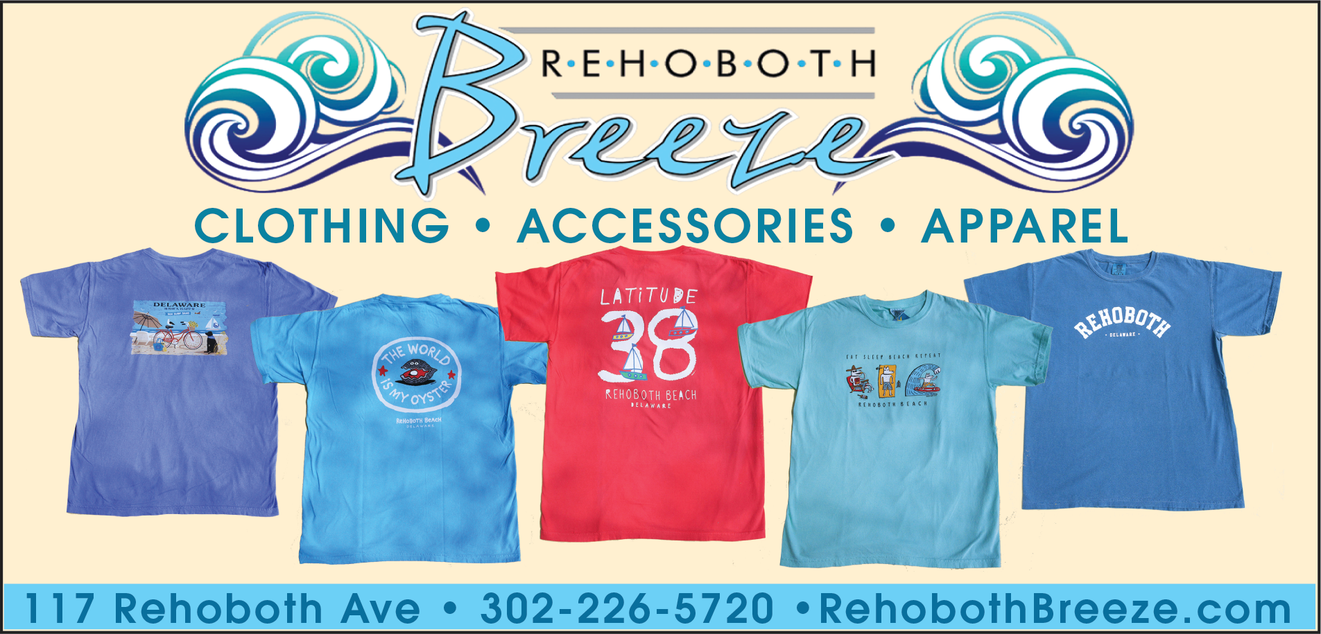 Rehoboth Breeze Clothing Print Ad