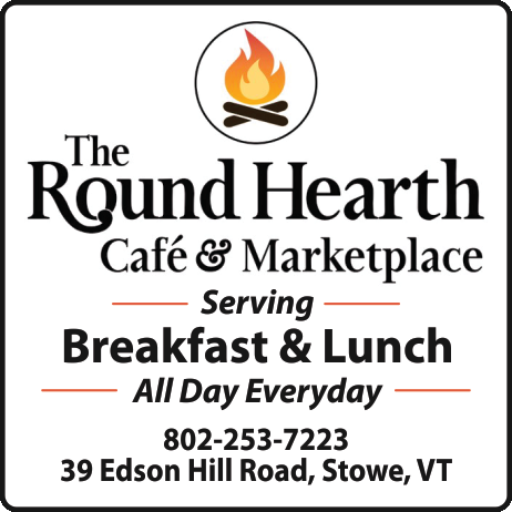 The Round Hearth Cafe & Marketplace Print Ad