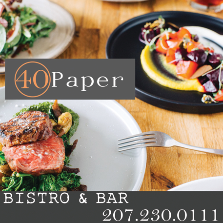 40 Paper Bistro & Bar Print Ad