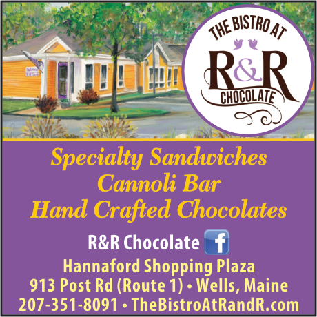 The Bistro at R & R Chocolate Print Ad