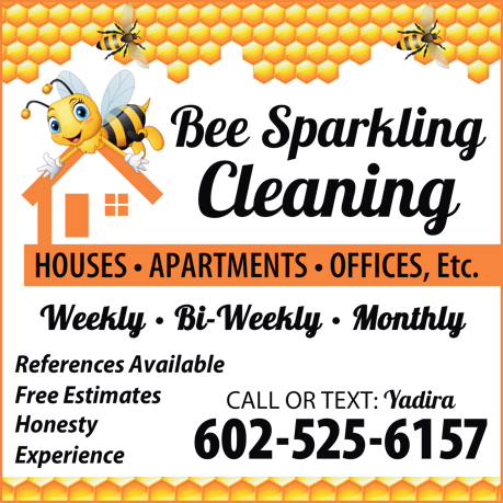 Bee Sparkling Cleaning Print Ad