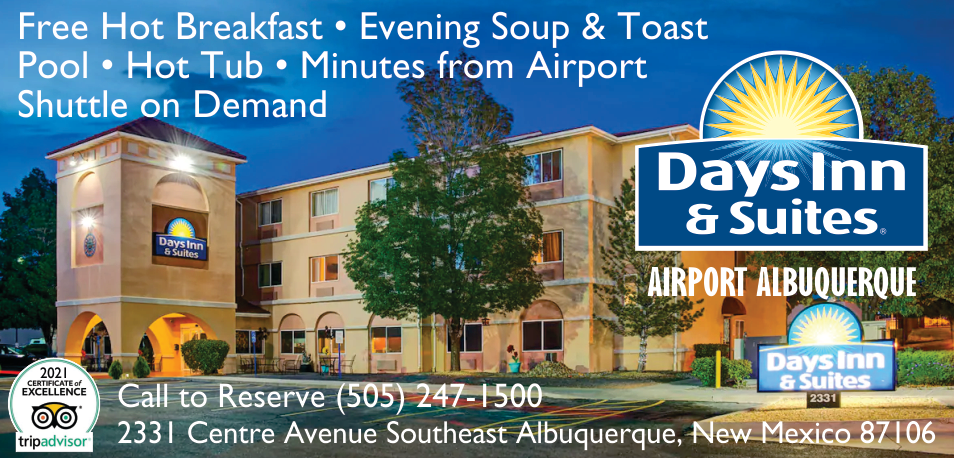 Days Inn & Suites Airport Albuquerque Print Ad