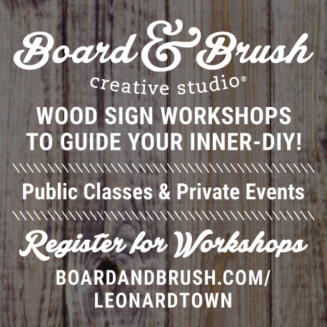 Board and Brush Creative Studio Leonardtown Print Ad