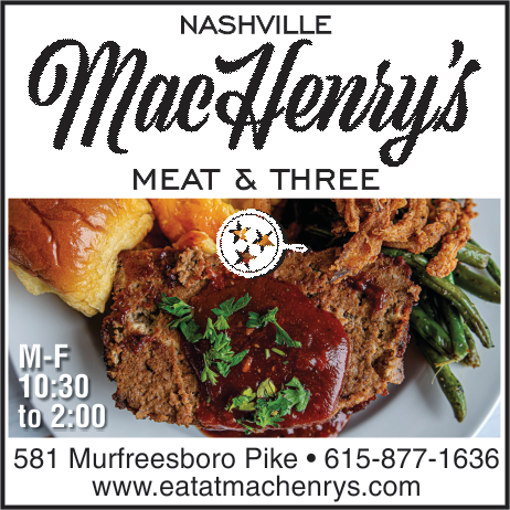 MacHenry's Meat & Three Print Ad