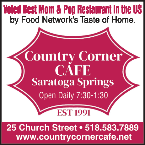 The Country Corner Cafe Print Ad