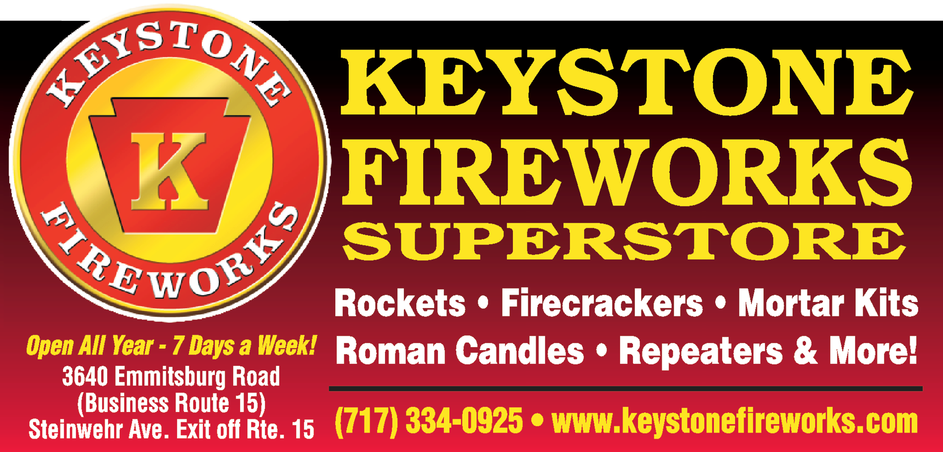 Keystone Fireworks Superstore Print Ad