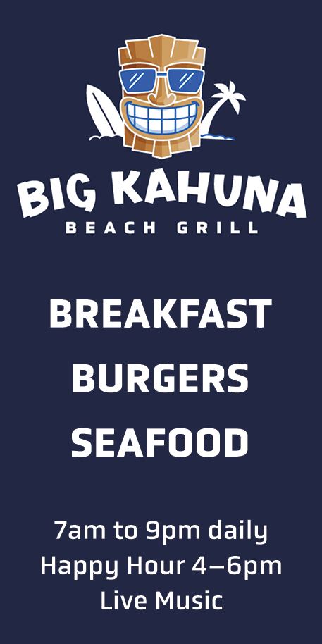 Big Kahuna Beach Grill Print Ad
