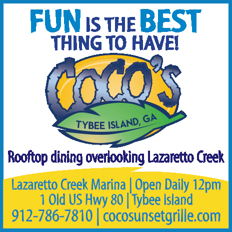 CoCo's Tybee Island Print Ad