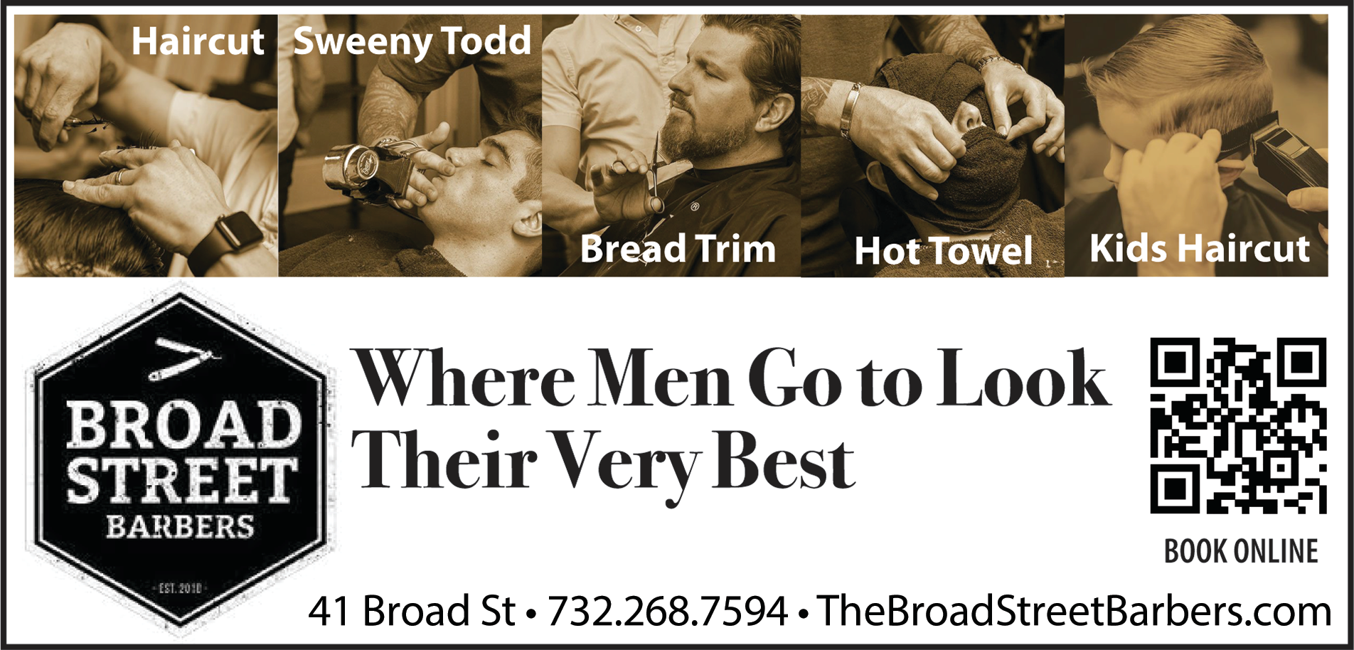 Broad Street Barbers Print Ad