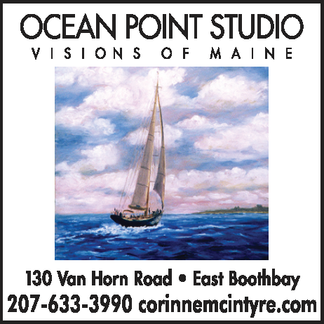 Ocean Point Studio Visions of Maine Print Ad