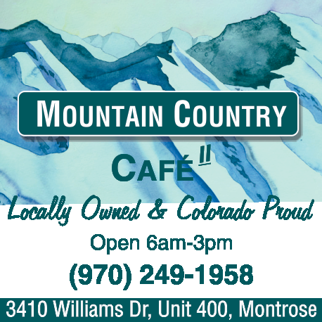 MOUNTAIN COUNTRY CAFE Print Ad
